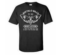 Buffalo Bill's Body Lotion Silence of The Lambs Movie T-Tshirts Camisetas y Tops tee Black (Large)