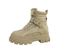 Buffalo Botas de moda para mujer Aspha Com 1 Beige Talla 41 EU