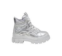 BUFFALO Botines con cordones 'Aspha' plata 41 plata