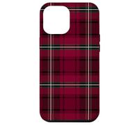 Buffalo Burgundy Plaid Old Money Classic Tartan Pattern Carcasa para iPhone 12 Pro MAX