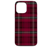 Buffalo Burgundy Plaid Old Money Classic Tartan Pattern Carcasa para iPhone 13 Pro MAX