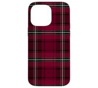 Buffalo Burgundy Plaid Old Money Classic Tartan Pattern Carcasa para iPhone 14 Pro MAX