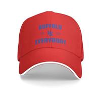 Buffalo City contra Everybody Everyone Gorra El Sol Vintage Gorra Deportiva Moda Sombrero para Unisex Aire Libre Cumpleaños