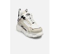 Buffalo Zapatos de cuña Cld Chai para mujer Sintético Blanco/Beige/Leo 39