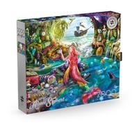 Buffalo Games - Aimee Stewart A Mermaid's Treasure - Rompecabezas de 2000 piezas desafiante y colorido para adultos, piezas cortadas con precisión, hermosas obras de arte y horas de diversión