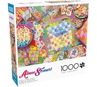 Buffalo Games - Aimee Stewart - Kitschy Game Night - 1000 Piece Jigsaw Puzzle for Adults - Challenging Puzzle Perfect for Game Nights - Finished Size is 26.75 x 19.75