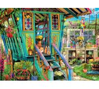 Buffalo Games - Aimee Stewart - The Potting Shed - Rompecabezas de 1000 Piezas para Adultos, Rompecabezas desafiante Noches de Juegos, el tamaño del Rompecabezas Terminado es de 26.75 x