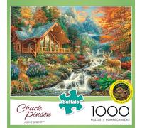 Buffalo Games - Alpine Serenity - Rompecabezas de 1000 Piezas con imágenes Ocultas
