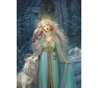 Buffalo Games - Annie Stegg Gerard - The Snow Queen - 1000 Piece Jigsaw Puzzle for Adults - Challenging Puzzle Perfect for Game Nights - Finished Size is 26.75 x 19.75