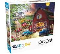 Buffalo Games - Bigelow Illustrations - Farm Life Day and Night - 1000 Piece Jigsaw Puzzle for Adults -Challenging Puzzle Perfect for Game Nights - Finished Size is 26.75 x 19.75