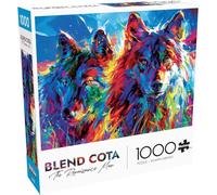 Buffalo Games - Blend COTA - Wolves True Love - Rompecabezas de 1000 Piezas para Adultos - Rompecabezas desafiante Noches de Juegos - El tamaño Final es de 26.75 x 19.75 Pulgadas