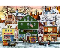 Buffalo Games - Charles Wysocki - Carnes, Flores, Sombreros - 300 Piezas Grandes Rompecabezas