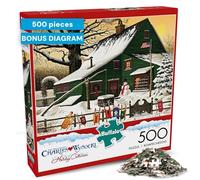 Buffalo Games - Charles Wysocki - Cocoa Break at The Copperfields - Rompecabezas de 500 Piezas Multi, 21.25 Pulgadas de Largo x 15 Pulgadas de Ancho