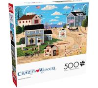 Buffalo Games - Charles Wysocki - Nantucket Breeze - 500 Piece Jigsaw Puzzle for Adults -Challenging Puzzle Perfect for Game Nights - Finished Size is 21.25 x 15.00