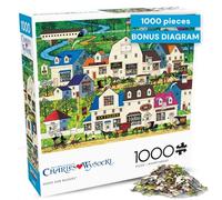 Buffalo Games - Charles Wysocki - Rompecabezas de 1000 Piezas para Adultos, Rompecabezas desafiante Noches de Juegos, tamaño Terminado 26.75 x 19.75 Pulgadas
