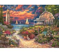 Buffalo Games - Chuck Pinson - Peace After The Storm - Rompecabezas de 1000 Piezas para Adultos - Rompecabezas desafiante Noches de Juegos - El tamaño Final es de 26.75 x 19.75 Pulgadas
