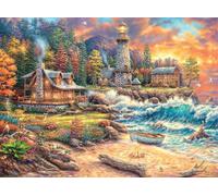 Buffalo Games - Chuck Pinson - Providence by The Sea - Rompecabezas de 1000 Piezas para Adultos, Rompecabezas desafiante Noches de Juegos