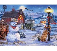 Buffalo Games Country Christmas by Darrell Bush - 1000Piece Jigsaw Puzzle Form The Holiday Collection by Puzzle by Buffalo Games