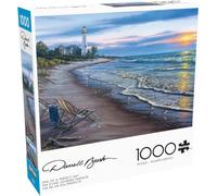 Buffalo Games - Darrell Bush - End of Day - Rompecabezas de 1000 Piezas para Adultos, Rompecabezas desafiante Noches de Juegos, el tamaño del Rompecabezas Terminado es de 26.75