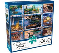 Buffalo Games - Darrell Bush - North Country - Rompecabezas de 1000 Piezas para Adultos, Rompecabezas desafiante Noches de Juegos, el tamaño Final es de 26.75 x 19.75 Pulgadas