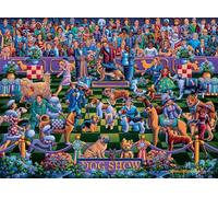Buffalo Games - Dowdle - Exposición de perros - Rompecabezas de 1000 piezas para adultos, rompecabezas desafiante perfecto para noches de juego - Tamaño terminado 26.75 x 19.75 pulgadas