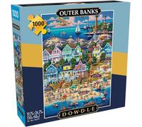 Buffalo Games - Dowdle - Outer Banks - Rompecabezas de 1000 Piezas para Adultos, puzle desafiante Noches de Juegos, tamaño Terminado de 68 x 50 cm