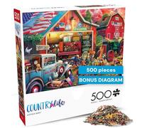 Buffalo Games - Eduard - Antique Barn - 500 Piece Jigsaw Puzzle for Adults -Challenging Puzzle Perfect for Game Nights - Finished Size is 21.25 x 15.00