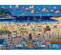 Buffalo Games - Eric Dowdle - Seaside, USA - Rompecabezas de 1000 Piezas para Adultos - Rompecabezas desafiante Noches de Juegos - El tamaño Final es de 26.75 x 19.75 Pulgadas