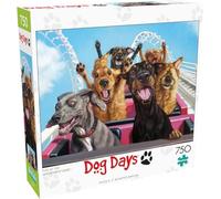 Buffalo Games - Fun at The Amusement Bark - Rompecabezas de 750 Piezas, Color Negro