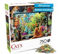 Buffalo Games - Garry Walton - Kitten Distraction - Rompecabezas de 750 Piezas para Adultos, Rompecabezas desafiante Noches de Juegos - El tamaño Final es de 24.00 x 18.00 Pulgadas