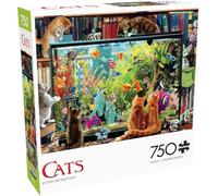 Buffalo Games - Garry Walton - Kitten Distraction - Rompecabezas de 750 Piezas para Adultos, Rompecabezas desafiante Noches de Juegos - El tamaño Final es de 24.00 x 18.00 Pulgadas