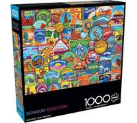 Buffalo Games - Lewis T. Johnson - Parches del Parque Nacional - Rompecabezas de 1000 Piezas para Adultos, Rompecabezas desafiante Noches de Juegos - El tamaño del Rompecabezas Terminado