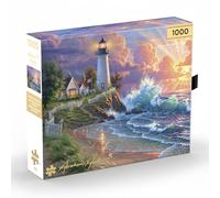 Buffalo Games Luz de esperanza, Abraham Hunter, rompecabezas de 1000 piezas, colección dorada premium, rompecabezas de regalo para adultos, piezas cortadas con precisión