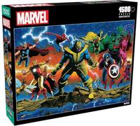 Buffalo Games - Marvel - Rompecabezas de Thanos Legacy #1-1500 Piezas para Adultos - Rompecabezas desafiante Noches de Juegos - El tamaño Final es de 38.50 x 26.50 Pulgadas