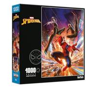 Buffalo Games Marvel Spider-Man Webslinging Into The Night - Rompecabezas de 1000 Piezas para Adultos, Rompecabezas de Marvel Lleno de acción Fabricado en los Estados Unidos