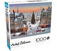 Buffalo Games - Michel Delacroix - Noël est de Retour - Rompecabezas de 1000 piezas para adultos - Rompecabezas desafiante perfecto para noches de juegos - El tamaño final es de 26.75 x 19.75 pulgadas