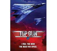 Buffalo Games - Paramount - Top Gun - Rompecabezas de 500 piezas para adultos, rompecabezas desafiante perfecto para noches de juegos. El tamaño del rompecabezas terminado es de 21.25 x 15.00 pulgadas
