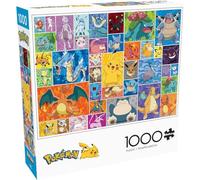 Buffalo Games Pokémon - Marcos - Puzzle de 1000 Piezas para Adultos - Puzzle Estimulante Fiestas de Juego - 1000 Piezas - Tamaño Acabado: 68 x 50 cm, Talla L