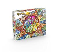 Buffalo Games - Rompecabezas de 1000 piezas con diseño de mosaico de Pokémon de Pokémon, edición selecta plateada