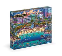 Buffalo Games - Sapphire Select - Eric Dowdle - La Jolla Cove - Rompecabezas de 1000 piezas - Desafiante y divertido - Tablero de rompecabezas con respaldo azul - Caja de exhibición de regalo - Póster