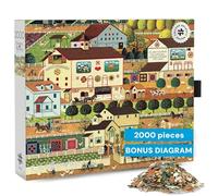 Buffalo Games - Silver Select -Charles Wysocki - Amish Country - 2000 Piece Jigsaw Puzzle for Adults - Challenging Puzzle Perfect for Game Nights - Finished Size is 38.50 x 26.50