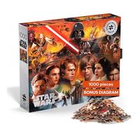 Buffalo Games - Silver Select - Star Wars - Balance and Redemption - Rompecabezas de 1000 Piezas para Adultos desafiante Noches de Juego, el tamaño Final es de 68 x 50 cm