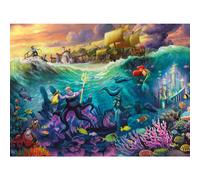 Buffalo Games - Silver Select - Thomas Kinkade - Disney Ursula - Rompecabezas de 1000 piezas para adultos - Rompecabezas desafiante perfecto para