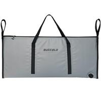 Buffalo Gear Bolsa térmica aislante para peces de 40 x 17 pulgadas, bolsa grande para matar, ocupa menos espacio, fácil de limpiar, perfecta pesca a prueba de fugas en el mar y el lago (gris)