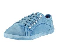Buffalo Girl 109872 - Zapatillas de Deporte de Tela para Mujer, Color Azul, Talla 40