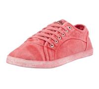 Buffalo Girl 109880 - Zapatillas de Tela para Mujer, Color Rojo, Talla 37