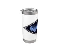 Buffalo Honeycomb Azul Vaso térmico de acero inoxidable de doble pared