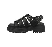 Buffalo Lennox Fisher Sandalias Planas Dama Negro 2,5-4,9cm Goma