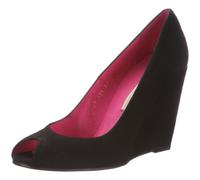 Buffalo London 10229-194 Kid Suede Black 01 114602 - Zapatos de Vestir de Ante para Mujer, Color Negro, Talla 41