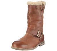 Buffalo London 13980F Washed Leather 120609 - Botas de Cuero para Mujer, Color marrón, Talla 36